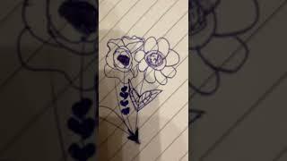 How to make flower drawings|simple beautiful flower drawing|Mia drawwws