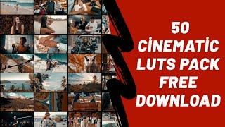50 Free Cinematic Luts Pack Download / Premiere Pro CC