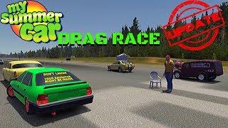 DRAG RACE and NEW DRAG CARS - My Summer Car Update #26 | Radex