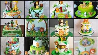 Latest Jungle Theme Cake Decorating ideas || Amazing Birthday Cake Design for Kids