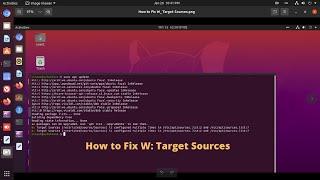 How to fix  W: Target Packages is configured multiple times error