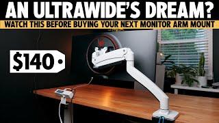 The BEST Monitor Arm for Ultrawide Monitors? AVLT Monitor Arm with LG 34GP83A-B