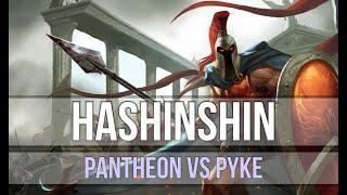 Hashinshin as Pantheon vs Pyke - s9 NONE Ranked Gameplay