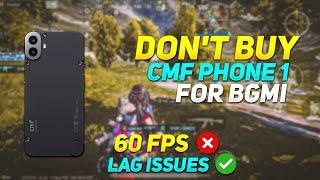 NOTHING CMF PHONE 1 GAMING REVIEW  CMF PHONE 1 PUBG BGMI TEST | BEST GAMING PHONE UNDER 15000