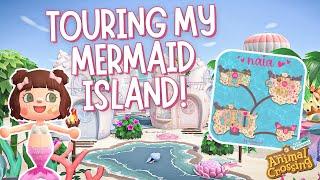 Touring MY Spicy Mermaid Tropicore Island! | ACNH | Tropical  Animal Crossing New Horizons Tour