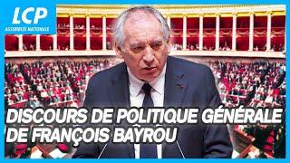 Déclaration de politique générale de François Bayrou en intégralité - 14/01/2025