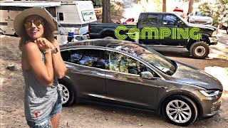 ⭕️ First Camping with TESLA глючит│Первый кемпинг на ТЕСЛА│USA ⭕️