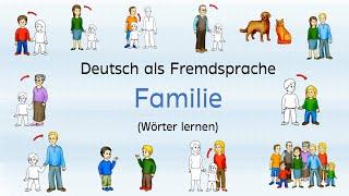 Deutsch lernen: Familie (Lernvideo, Deutsch als Fremdsprache)