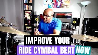 3 WAYS TO IMPROVE YOUR RIDE CYMBAL BEAT NOW | Jazz Drummer Q-Tip of the Week