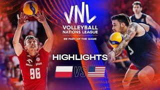  POL vs.  USA - Highlights Week 2 | Men's VNL 2023