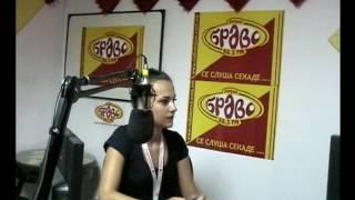 Hristina Petrovska vo Radio Bravo