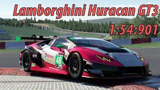 Lamborghini Huracan GT3 - Nurburgring GP World Record 1:54:901 - Assetto Corsa