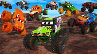 Ultimate Monster Truck Compilation: El Toro Loco, Dragon Stunts, Flips, and Jaw-Dropping Crashes!