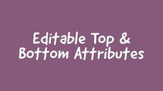 50. Editable Top And Bottom Attribute In Odoo 15 || Odoo 15 Development Tutorials