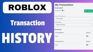 How To Check Roblox Transaction | iOS and Android