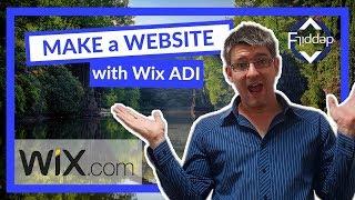 How To create a website with Wix ADI