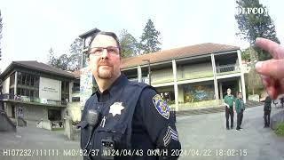 Body Cam - Interim Police Chief, Peter Cress (3/7) - Cal Poly Humboldt Pro-Palestine Protest