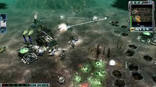 C&C Command and Conquer Tiberium wars 1 vs 7!Brutal + Medium. Perfect Game!!!