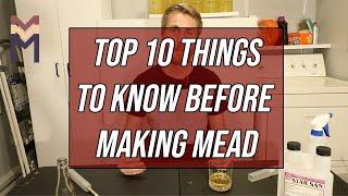 10 Things To Know Before Making A Mead