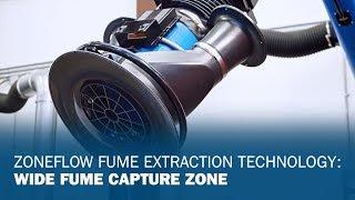 ZoneFlow Fume Extraction Technology: Wide Fume Capture Zone