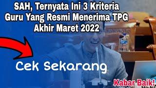 3 Kriteria Guru NON PNS Yang Resmi Menerima TPG Akhir Maret 2022 Serta Nominalnya‼️