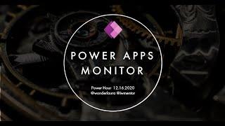 Power Hour: Power Apps Monitor