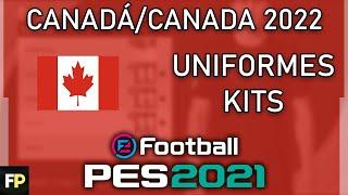 PES 2021 - Uniformes/kits Canadá/Canada (2022) Xbox