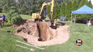 Koi Pond Construction Project - Glen Head, New York - Koi Market Aquatic Gardens