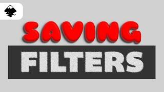 Saving & Reusing Custom Filters in Inkscape