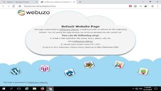 How to create a subdomain in webuzo