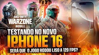 IPHONE 16 PRO MAX RODA O WARZONE MOBILE LISO?    CALL OF DUTY WARZONE MOBILE