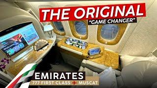 EMIRATES 777 First Class  Dubai  Muscat  The ORIGINAL Game Changer