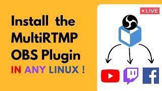 How to install the MultiRTMP OBS Plugin in Any Linux - (Flatpak OBS)