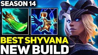 RANK 1 BEST SHYVANA IN THE WORLD NEW BUILD GAMEPLAY! | Season 14 League of Legends