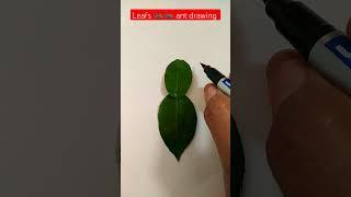 #leaf #ant #drawing #beautiful #ant #ytshortsvideo