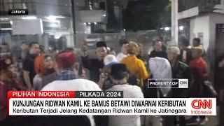 Kunjungan RK ke Bamus Betawi DIwarnai Keributan, Rano Karno Nonton Layar Tancap