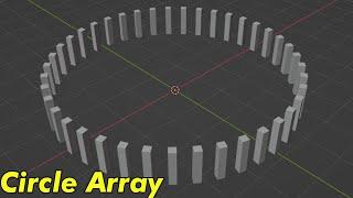 How To Make A Circle Array | Blender Tips