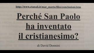 video 64 - ORIGINI DEL CRISTIANESIMO, basta bugie! pt.1