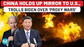 China Takes Jibe At U.S. Over Ukraine, Gaza Wars; ‘Haven’t Started Or Provoked Any Proxy Wars…’