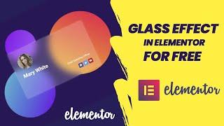 How to create Glassmorphism effect in elementor | Glassmorphism Elementor | Elementor tips and trick