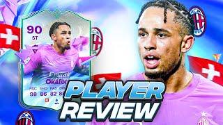 5⭐4⭐ 90 FUTURE STARS EVOLUTION OKAFOR PLAYER REVIEW | FC 24 Ultimate Team