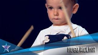 The YOUNGEST CONTESTANT EVER Plays The DRUM Like A Pro | Auditions 1 | Spain's Got Talent Season 5