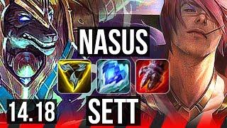 NASUS vs SETT (TOP) | 6/1/3, 500+ games | NA Challenger | 14.18