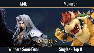 ICARUS 2023 - Mukuro (Bowser) vs M4E (Sephiroth) - Winners Semi-Finals