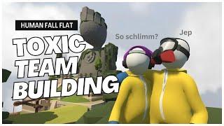 Das SCHLIMMSTE Teambuilding Spiel (Human Fall Flat Gameplay, Fails und lustige Momente, Deutsch)