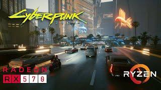 Cyberpunk 2077 - Patch 1.5 - RX 570 4GB - Optimal Settings for 30/60 FPS