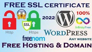 Free SSL Certificate for InfinityFree / Free SSL For Wordpress 2022