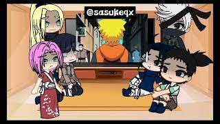 naruto's friends react to sad naruto || sasunaru ||