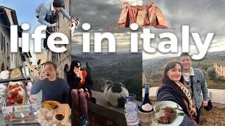 weekend in tuscany  | exploring charming towns & best steak in italy (san gimignano & panzano)