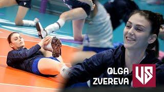 Olga Zvereva | Beautiful Volleyball Girl | Warming up
